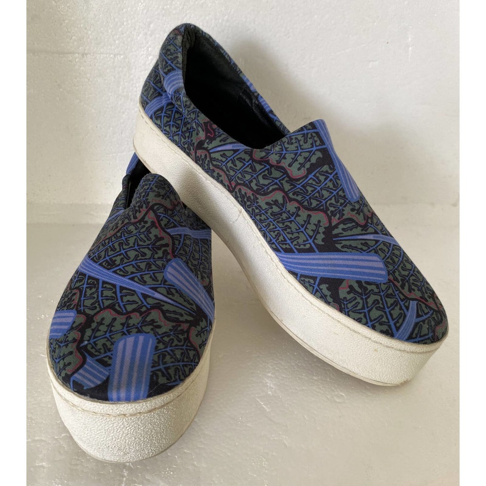 Opening Ceremony CICI Platform Slip On Abstract Patterned Soft Sneaker 38